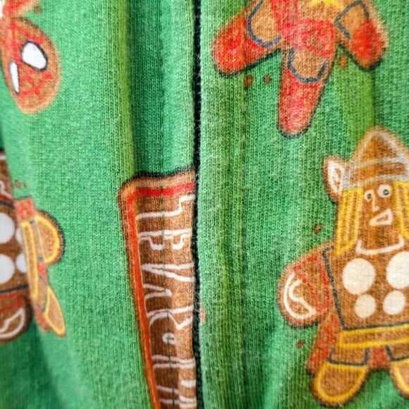Disney Store Hooded Marvel Bodysuit Gingerbread Holiday Pajamas, Mens Xtra Small - Picture 11 of 16